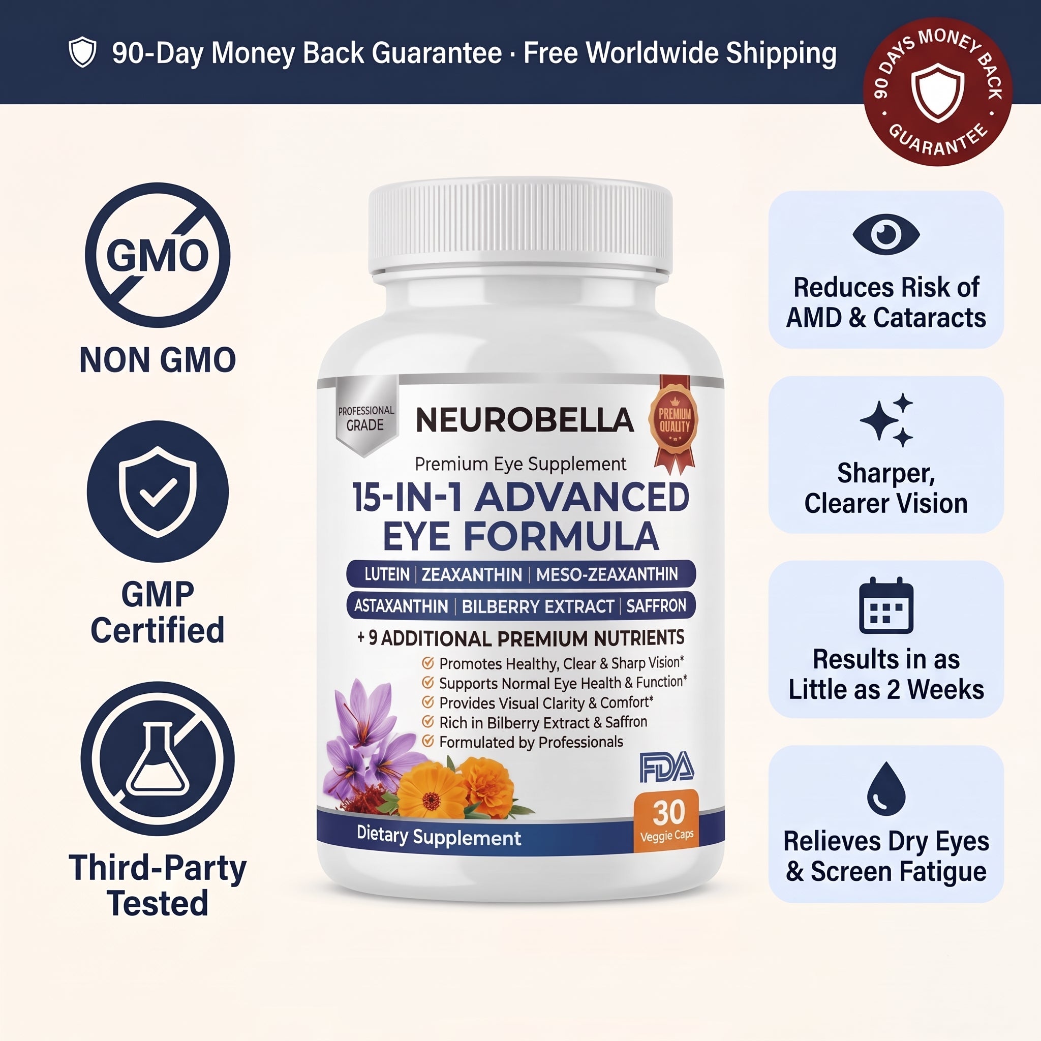 Neurobella 15-in-1 Advanced Eye Formula - Neurobella