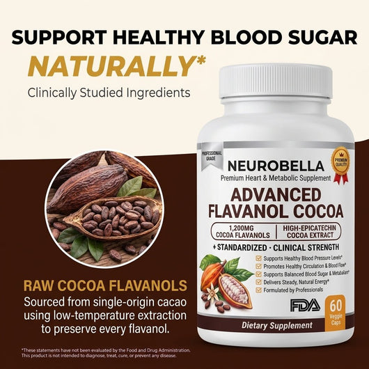 Neurobella Cocoa Flavanol For Blood Sugar - Neurobella