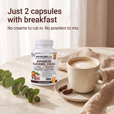 Neurobella Raw Cacao Capsule for Crepey Skin - Neurobella
