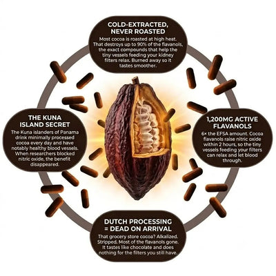 Neurobella Raw Cacao Capsules For Kidney - Neurobella