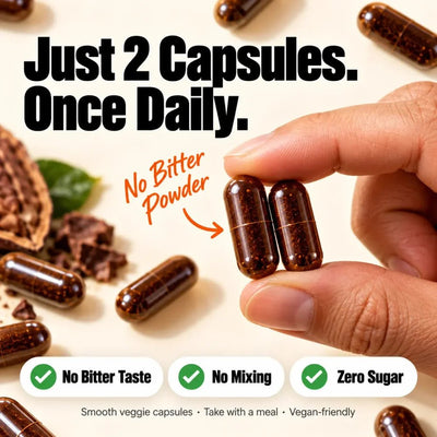 Neurobella Raw Cacao Capsules For Kidney - Neurobella