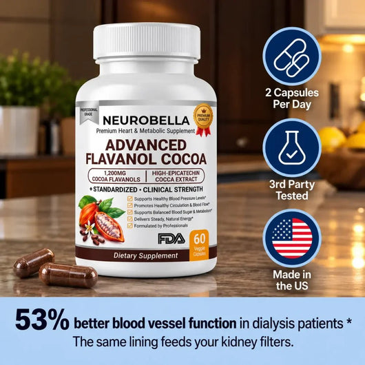 Neurobella Raw Cacao Capsules For Kidney - Neurobella