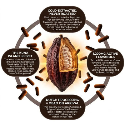 Neurobella Raw Cacao Capsules For Nerves - Neurobella