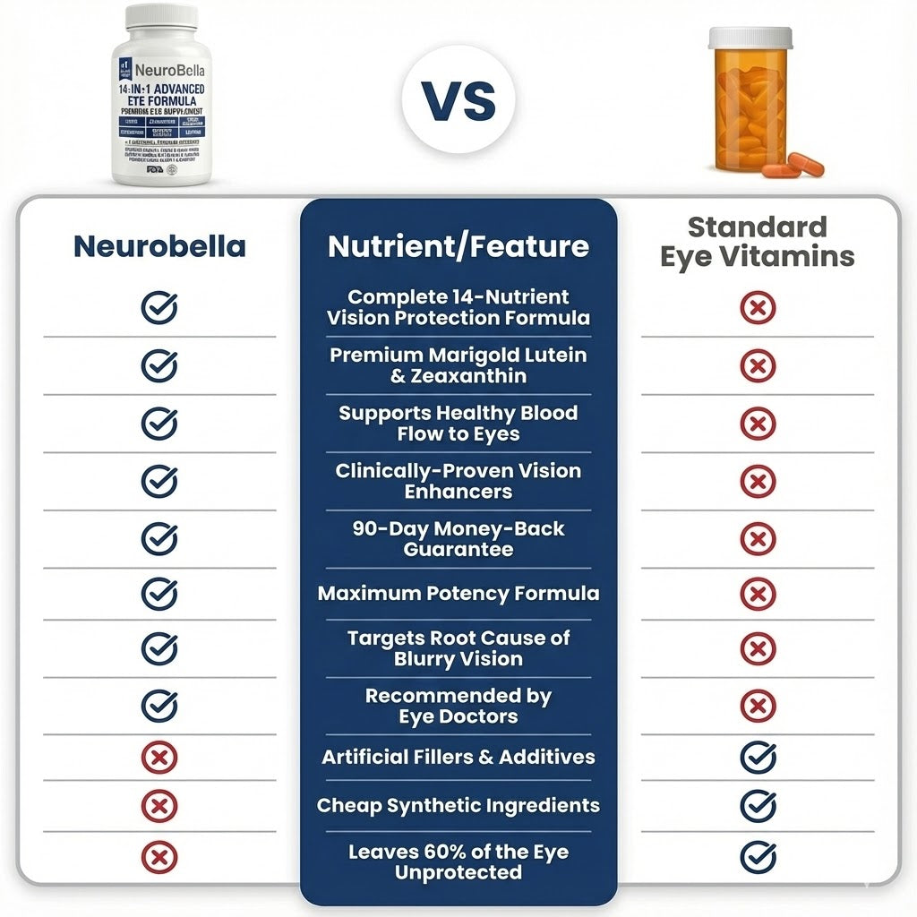 Why Neurobella OUTPERFORMS Standard Eye Vitamins
