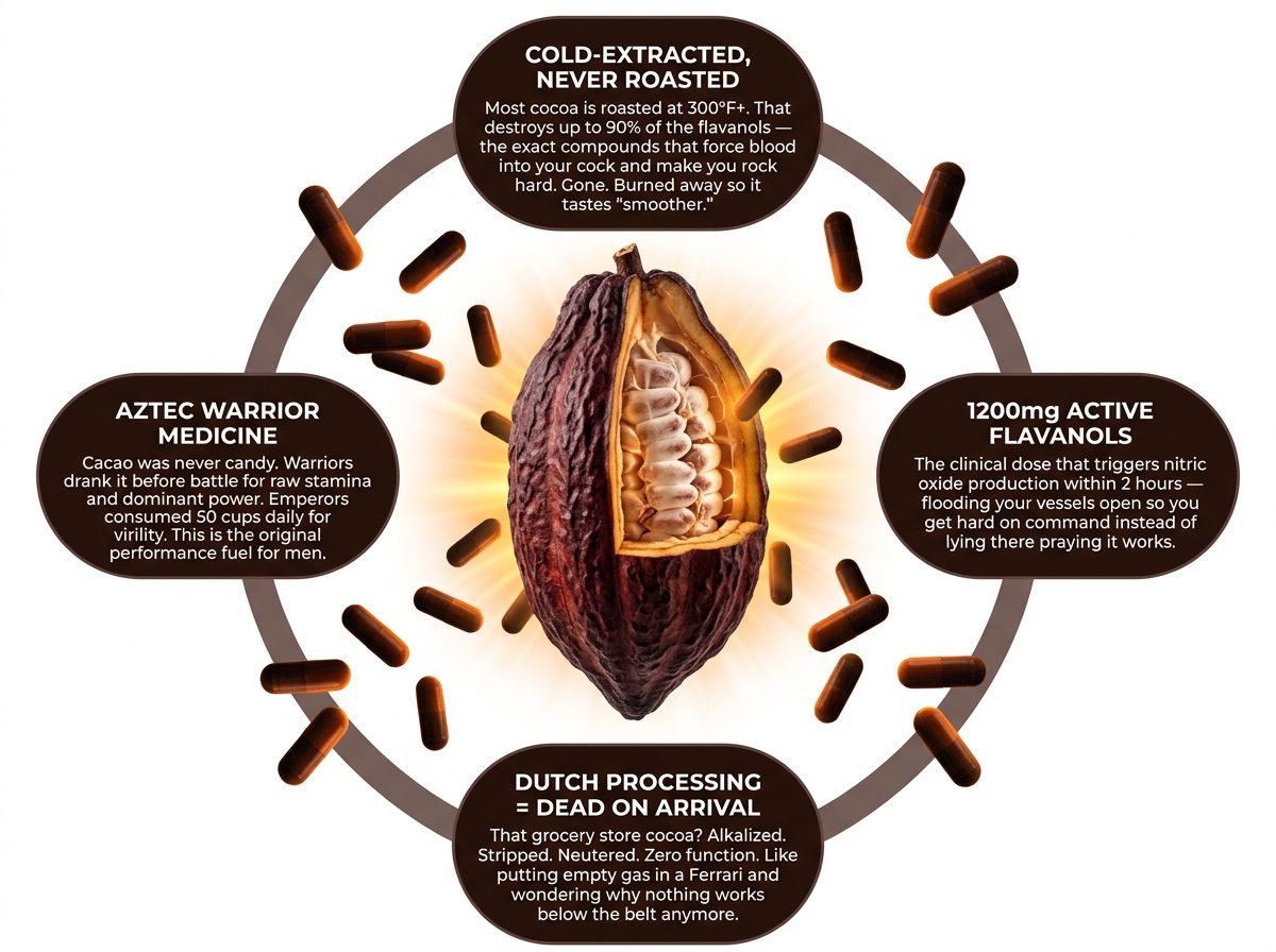 Cacao pod with Neurobella capsules
